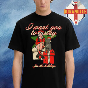 Billie Eilish I Want You To Stay For The Holidays Christmas 2025 Unisex T-Shirt