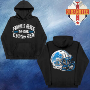 Eminem X Detroit Lions Helmet From 8 Mile To The Lions Den Unisex Hoodie