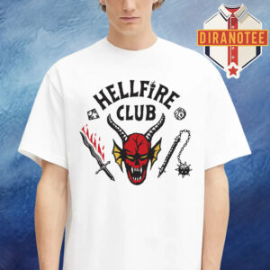 Hellfire Club Stranger Things 5 Mace And Dagger Unisex T-Shirt