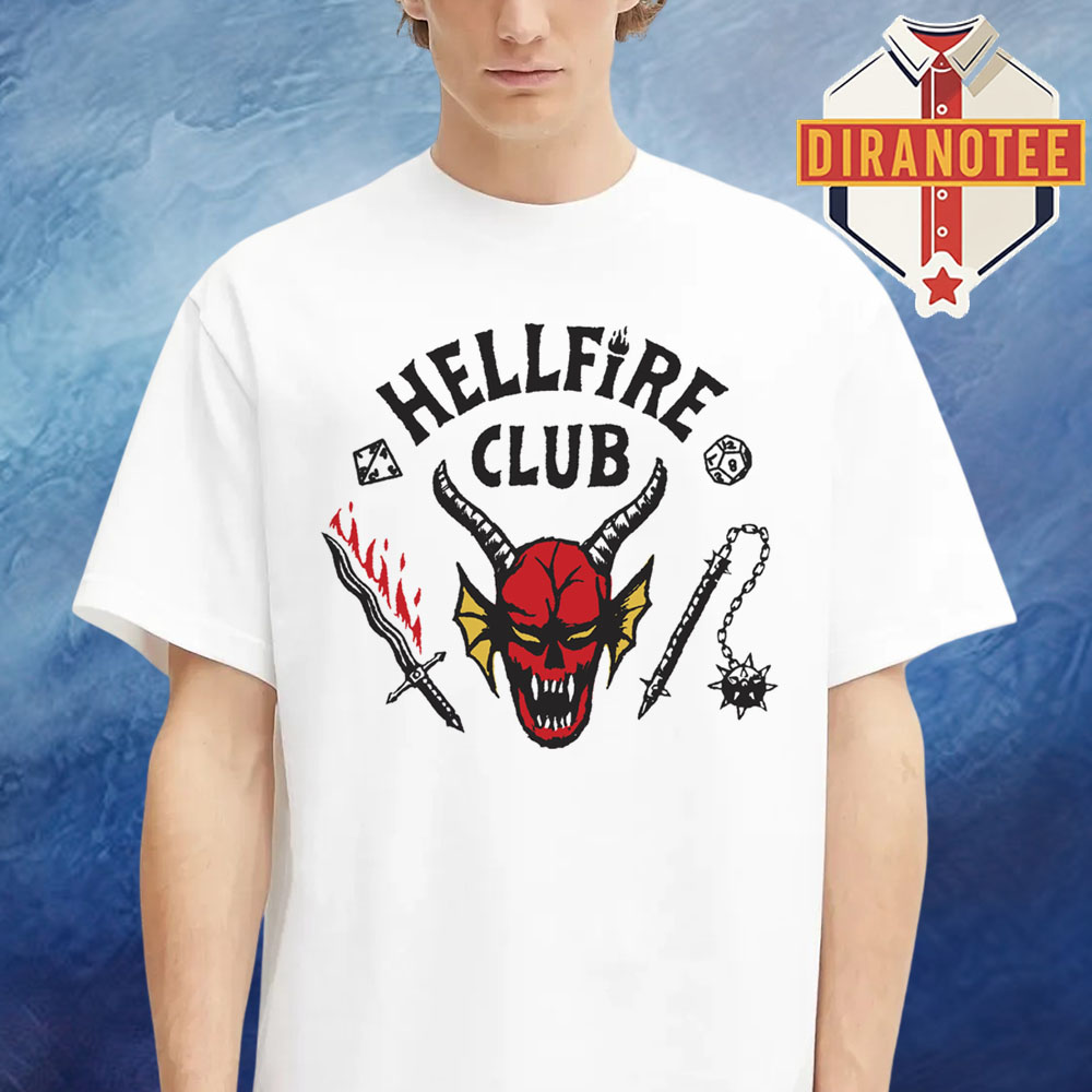 Hellfire Club Stranger Things 5 Mace And Dagger Unisex T-Shirt Hellfire Club Stranger Things 5 Mace And Dagger Unisex T-Shirt
