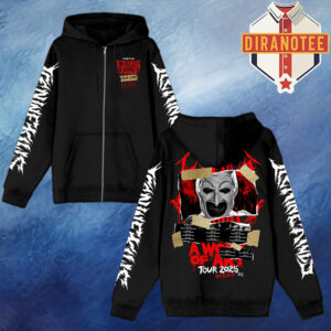 Ice Nine Kills A Work Of Art Itin Tee 2025 Tour Europe And UK The Art the Clown Artwork Unisex Hoodie