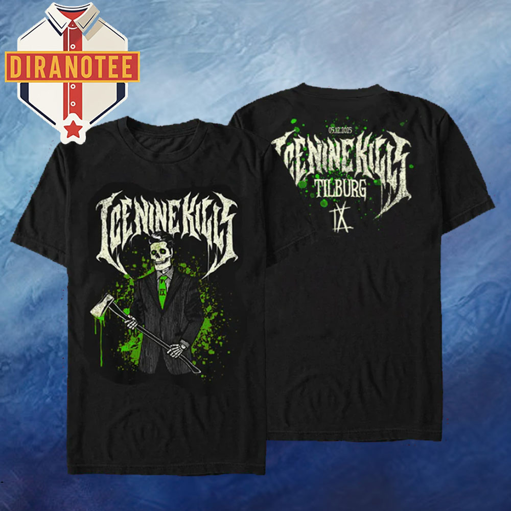 Ice Nine Kills Hamburg 2025 Pop Up Venue Tee At 013 Poppodium In Tilburg Netherlands On December 5 2025 Two Sided Unisex T-Shirt Ice Nine Kills Hamburg 2025 Pop Up Venue Tee At 013 Poppodium In Tilburg Netherlands On December 5 2025 Two Sided Unisex T-Shirt