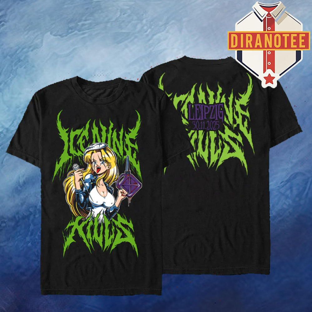 Ice Nine Kills Leipzig 2025 Pop Up Venue Tee At Haus Auensee In Leipzig Germany On November 30 2025 Two Sided Unisex T-Shirt Ice Nine Kills Leipzig 2025 Pop Up Venue Tee At Haus Auensee In Leipzig Germany On November 30 2025 Two Sided Unisex T-Shirt
