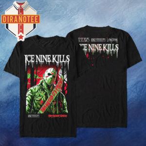 Ice Nine Kills London 2025 Pop Up Venue Tee At OVO Arena Wembley In London UK On December 12th 13th And 14th 2025 Two Sided Unisex T-Shirt
