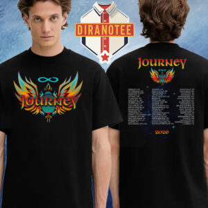 Journey Merch Tee 2026 Tour Schedule Two Sided Unisex T-Shirt