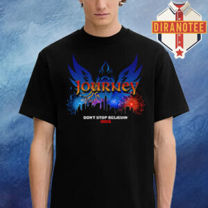 Journey Merch Tee New Years Eve Don’t Stop Believin 2026 Unisex T-Shirt