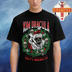 Kim Dracula Santa Wreath Happy Holiday Unisex T-Shirt