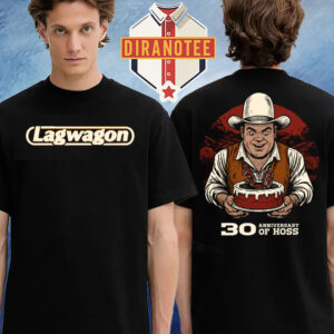 Lagwagon Merch Anniversary 30 Years Or Hoss Two Sided Unisex T-Shirt