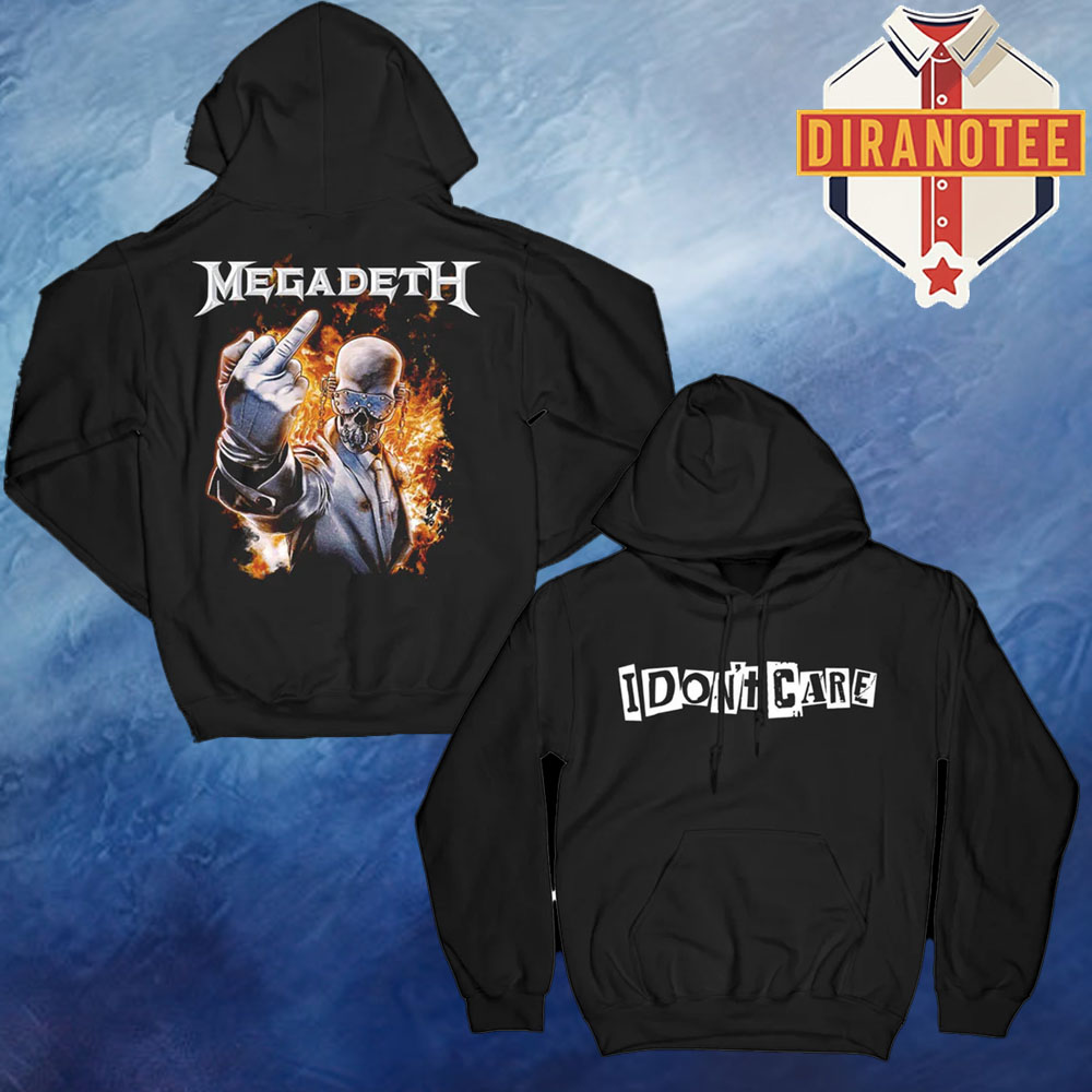 Megadeth Ransom Note I Don't Care Merch Unisex Hoodie Megadeth Ransom Note I Don't Care Merch Unisex Hoodie