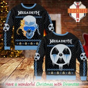 Megadeth Ransom Note Vic Holiday Christmas 2025 Ugly Sweater