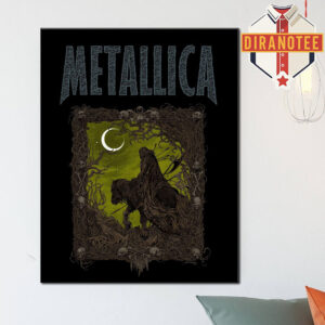 Metallica Edition Poster The Outlaw Torn Screen Printed 2025 Home Decor Poster Canvas