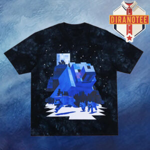 Minecraft X Very Cool Wolf Blue Unisex T-Shirt