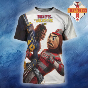 Ohio State Buckeyes Vs Michigan Wolverines Cover Deadpool And Wolverine On November 29 2025 NCAA All Over Print Shirt