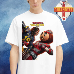 Ohio State Buckeyes Vs Michigan Wolverines Cover Deadpool And Wolverine On November 29 2025 NCAA Unisex T-Shirt