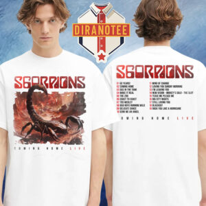 Scorpions Coming Home Live 2025 List Merch Two Sided Unisex T-Shirt