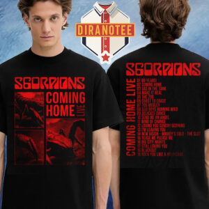 Scorpions Coming Home Live Collage 2025 Merch Two Sided Unisex T-Shirt