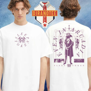 Sleep Token Merch Feather Sword Tee Even In Arcadia 2025 Two Sided Unisex T-Shirt