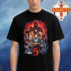 Stranger Things 5 X Kyle Lambert Season 5 Art Comfort Colors Unisex T-Shirt