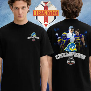 68 Ventures Bowl 2025 Champions Are Delaware Fightin’ Blue Hens Football Two Sided Unisex T-Shirt