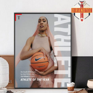 A’ja Wilson Is TIME’s Athlete Of The Year MVP Award And Third WNBA Title Home Decor Poster Canvas