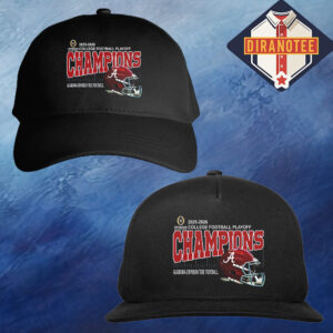 Alabama Crimson Tide Football Are 2025 2026 College Football Playoff Champions Helmet At Oklahoma Memorial Stadium In Norman Oklahoma On December 19 2025 Classic Cap Hat Snapback