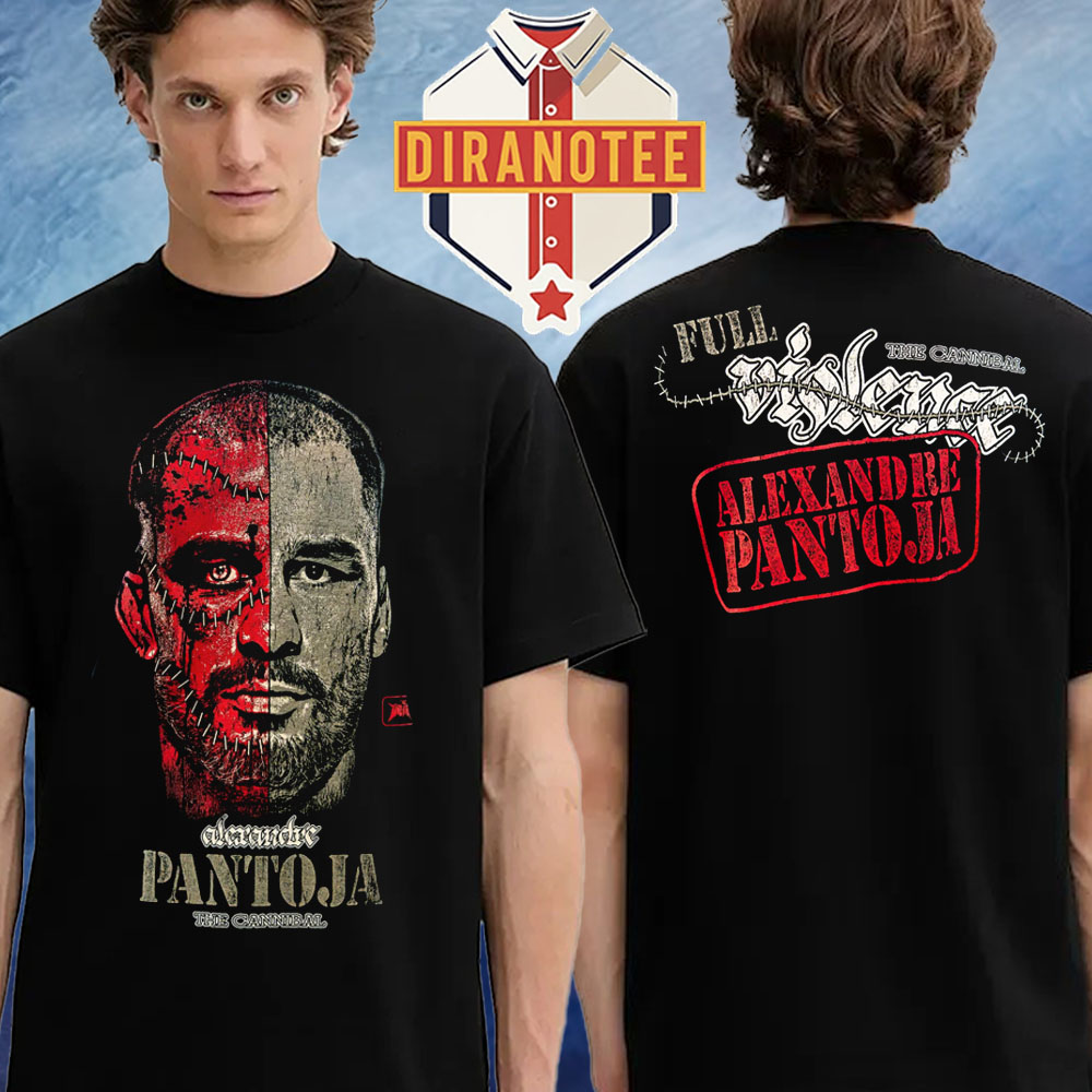 Alexandre Pantoja UFC Split Instincts Classic The Face Two Sided Unisex T-Shirt Alexandre Pantoja UFC Split Instincts Classic The Face Two Sided Unisex T-Shirt