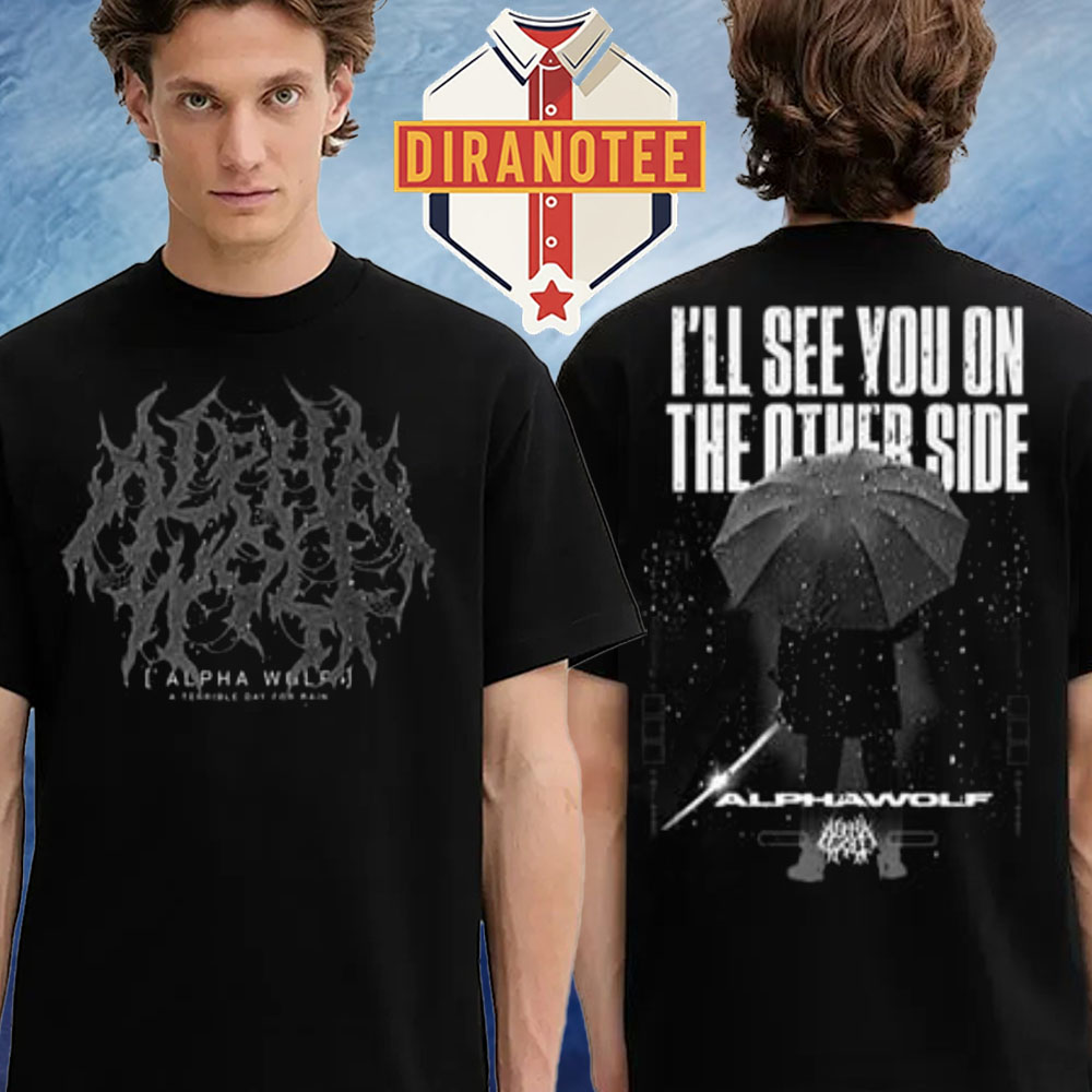 Alpha Wolf Melbourne 2025 Merch Tee At Flemington Racecourse In Flemington Australia On December 5 2025 Two Sided Unisex T-Shirt Alpha Wolf Melbourne 2025 Merch Tee At Flemington Racecourse In Flemington Australia On December 5 2025 Two Sided Unisex T-Shirt