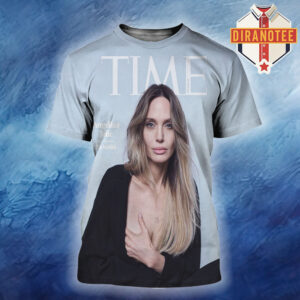 Angelina Jolie In Contours Her Truth Of Time France 2025 All Over Print Shirt