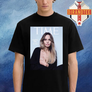 Angelina Jolie In Contours Her Truth Of Time France 2025 Unisex T-Shirt