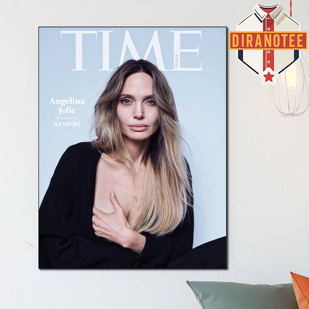 Angelina Jolie In Contours Her Truth of Time France 2025 Home Decor Poster Canvas Angelina Jolie In Contours Her Truth of Time France 2025 Home Decor Poster Canvas