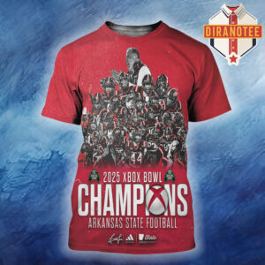 Arkansas State Red Wolves Football Are 2025 Xbox Bowl Champions All Over Print Shirt