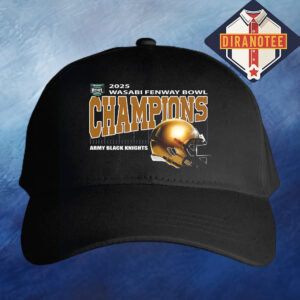 Army Black Knights Football Are 2025 Wasabi Fenway Bowl Champions Helmet Classic Cap Hat Snapback