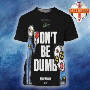 Asap Rocky Don’t Be Dumb AWGE National Nothing Day Art ByTim Burton All Over Print Shirt