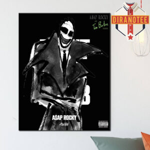 Asap Rocky Mr Mayers Alternate Vinyl Cover Don’t Be Dumb AWGE Art By Tim Burton Home Decor Poster Canvas