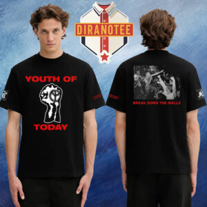 Babylon X Youth Of Today Tee Break Down The Walls Two Sided Unisex T-Shirt