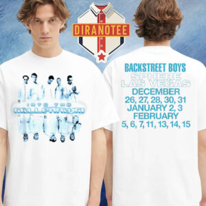 Backstreet Boys Merch Tee Into The Millennium At Sphere In Las Vegas On December And January And February Dates List Mirror Redux Two Sided Unisex T-Shirt