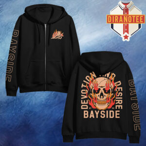 Bayside 2025 Holiday Devotion Skull Unisex Zip Hoodie