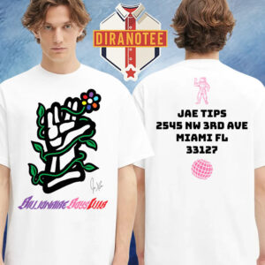 Billionaire Boys Club X Jae Tips Jae Tips Flower Hands Two Sided Unisex T-Shirt