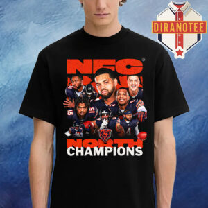 Chicago Bears Are King Of The NFC North Champions 2025 NFL Unisex T-Shirt