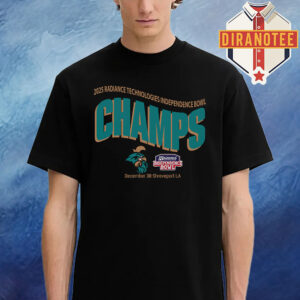 Coastal Carolina Chanticleers Football Are Radiance Technologies Independence Bowl Champions 2025 Unisex T-Shirt