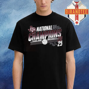 Congrats Texas A&M Aggies Volleyball Are NCAA Women’s Volleyball 2025  National Champions Unisex T-Shirt