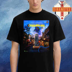 Delaware Fightin’ Blue Hens Football Are 68 Ventures Bowl 2025 Champions Unisex T-Shirt