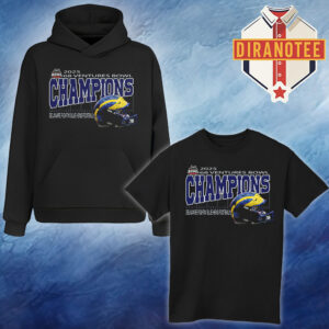 Delaware Fightinn Blue Hens Football Are 68 Ventures Bowl 2025 Champions Helmet At Hancock Whitney Stadium In Mobile Alabama On December 17th 2025 Unisex T-Shirt Hoodie