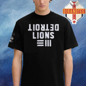 Detroit Lions X Shady Records X Jack White III 3M ™ Reflective Ink Down With Detroit Limited Unisex T-Shirt