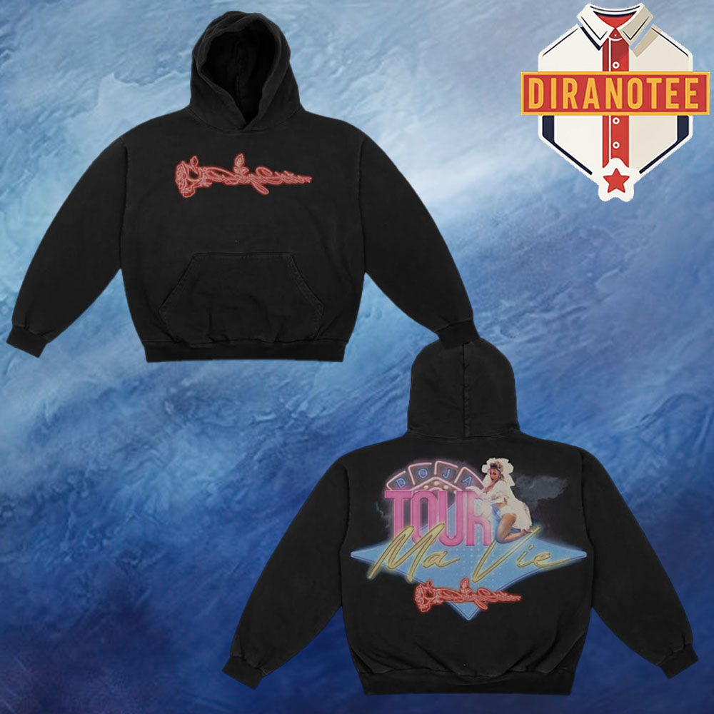 Doja Cat Ma Vie World Tour 2025 Unisex Hoodie Doja Cat Ma Vie World Tour 2025 Unisex Hoodie