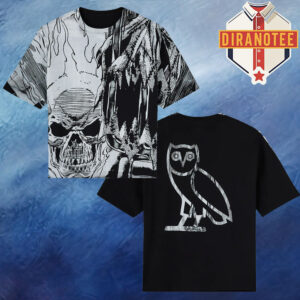 Drake OVO X Marvel Ghost Rider Splash Page All Over Print Shirt