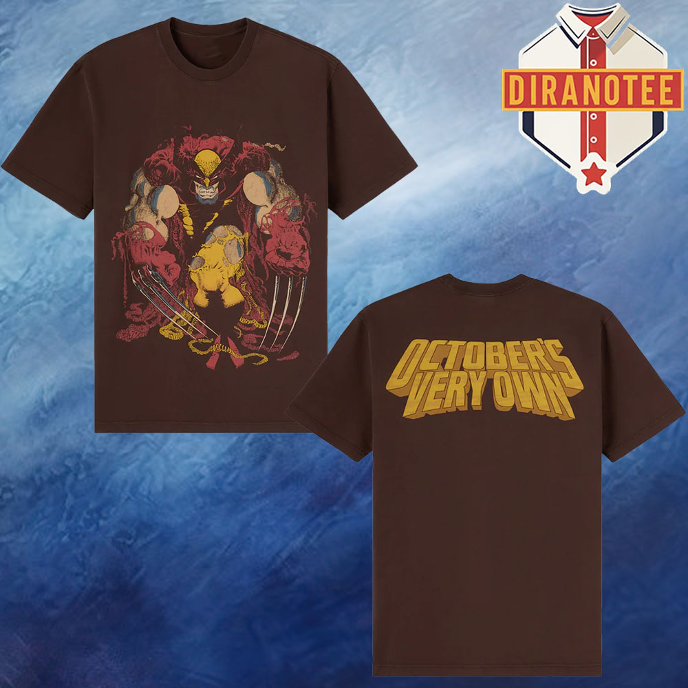 Drake OVO X Marvel Wolverine Angry Masthead October's Very Own Two Sided Unisex T-Shirt Drake OVO X Marvel Wolverine Angry Masthead October's Very Own Two Sided Unisex T-Shirt