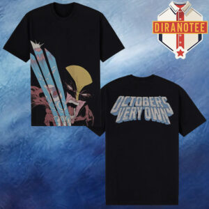 Drake OVO X Marvel Wolverine Masthead October’s Very Own Two Sided Unisex T-Shirt