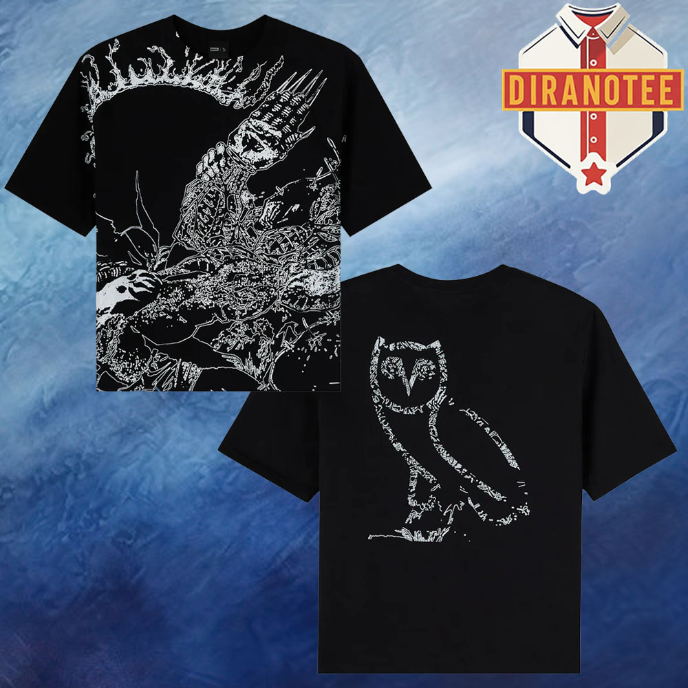 Drake OVO X Marvel Wolverine Splash Page All Over Print Shirt Drake OVO X Marvel Wolverine Splash Page All Over Print Shirt