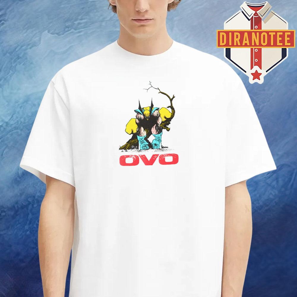 Drake OVO X Marvel Wolverine White Unisex T-Shirt Drake OVO X Marvel Wolverine White Unisex T-Shirt
